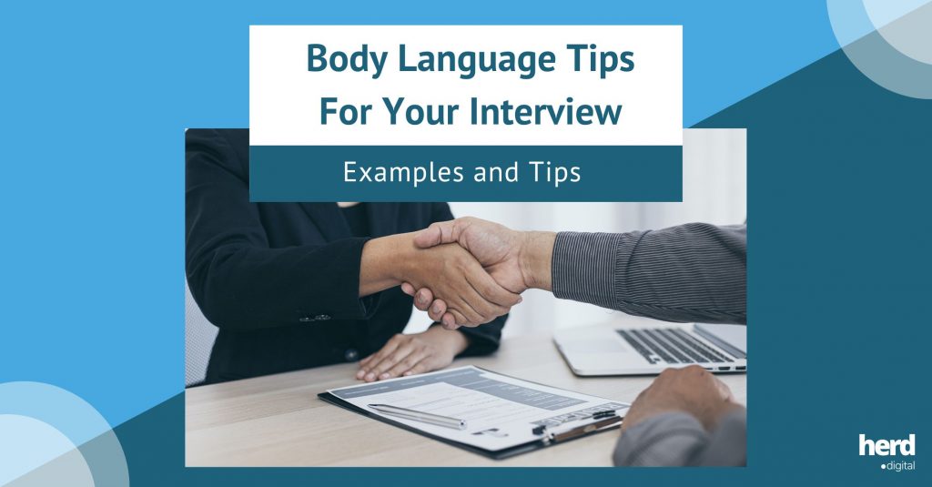 Interview body language tips