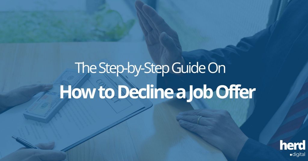 how to decline a job offer