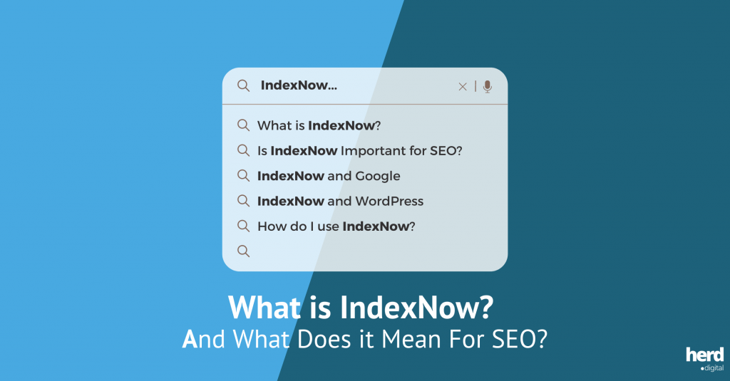 What is indexnow, indexnow and seo