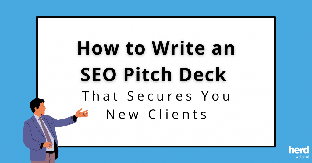 how to write an seo pitch deck